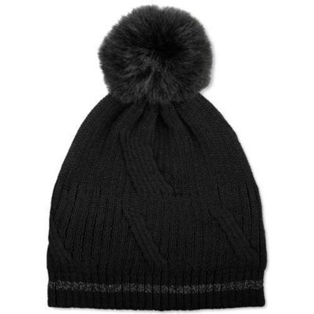 Isotoner Black Knit‎ Beanie One Size
